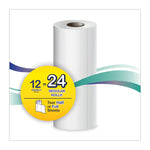 Premium Kitchen Roll Towels, 2-Ply, 11 x 6, White, 110/Roll, 12 Rolls/Carton