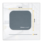 Mouse Pad with Microban Protection, 9 x 8, Graphite