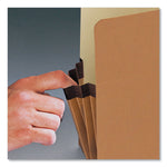 Redrope Drop Front File Pockets, 5.25" Expansion, Legal Size, Redrope, 50/box