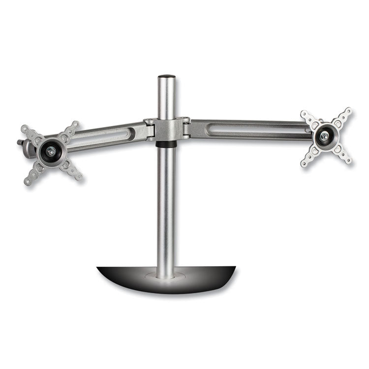 Lotus Dual Monitor Arm Kit, For 26" Monitors, Silver, Supports 13 Lb