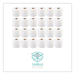 Bath Tissue, Septic Safe, Individually Wrapped Rolls, 2-Ply, White, 400 Sheets/Roll, 24 Rolls/Carton