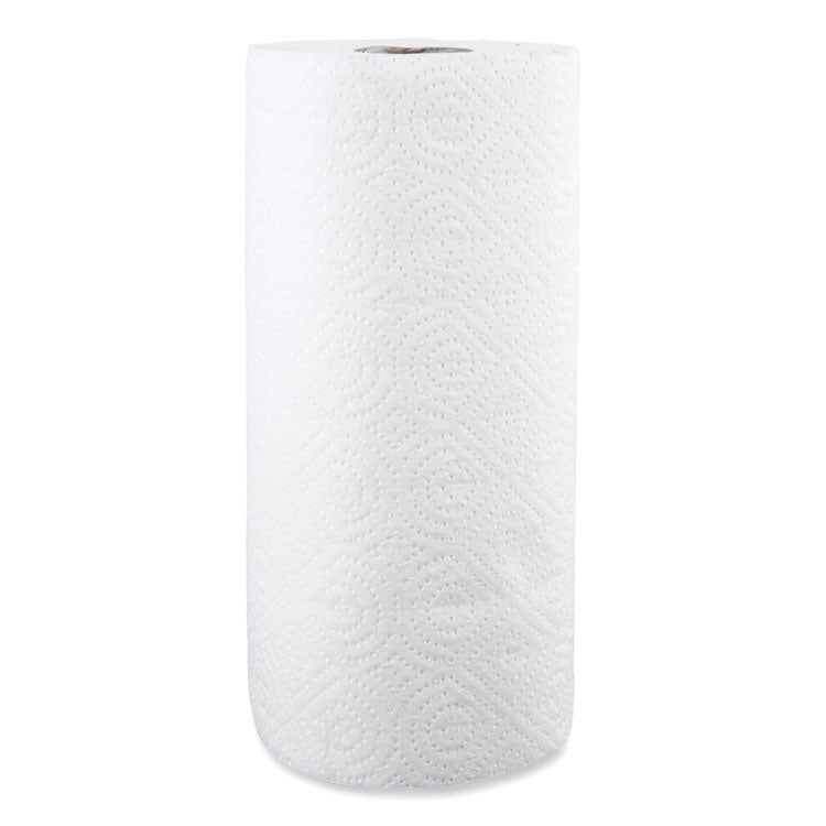 Kitchen Roll Towels, 2-Ply, 11 x 8.5, White, 85/Roll, 30 Rolls/Carton