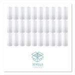 Kitchen Roll Towels, 2-Ply, 11 x 8.5, White, 85/Roll, 30 Rolls/Carton