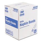 Napkin Bands, White, 20000/carton