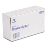 Napkin Bands, White, 20000/carton