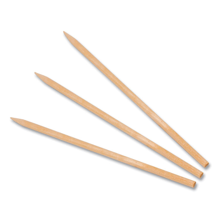 Wooden Skewers, 4.5", White, 10,000/Carton