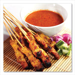 Bamboo Skewers, Paper, 10", White, 100/Pack, 10 Packs/Box, 12 Boxes/Carton