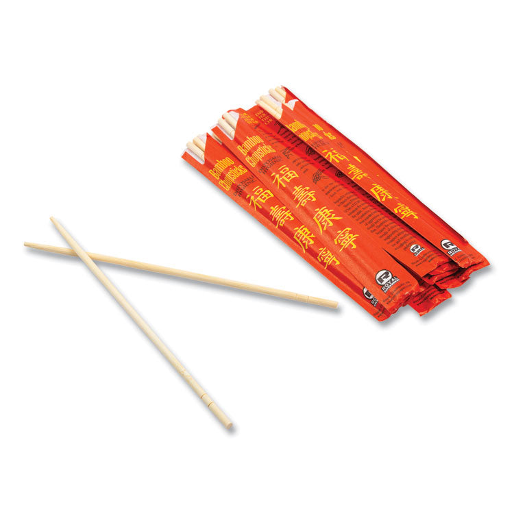 Chopsticks, Paper, 9", Natural, 1,000/Carton