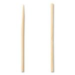 Bamboo Skewers, Paper, 6", Natural, 100/Pack
