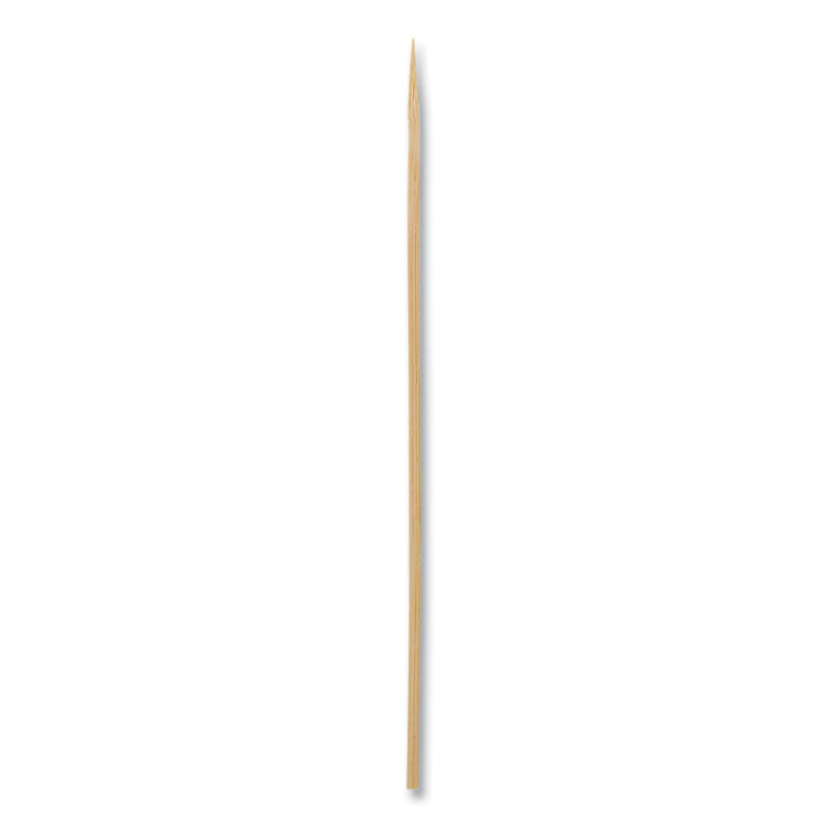 Bamboo Skewers, Paper, 6", Natural, 100/Pack