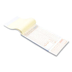 Guest Check Loose-Pack Refill, 15 Lines, Three-Part Carbonless, 4.2 x 8.5, 200 Forms/Pad, 10 Pads/Carton