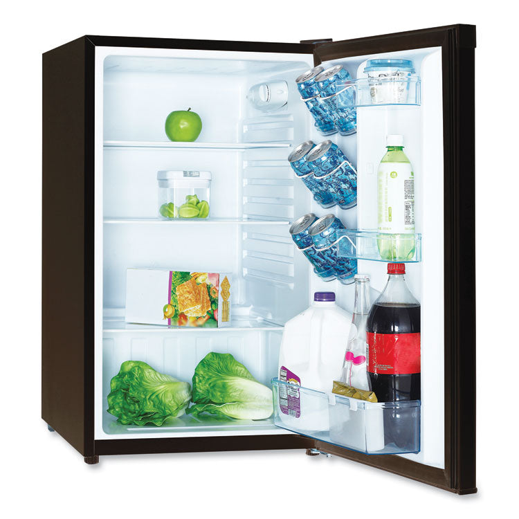 4.4 Cu.ft. Auto-Defrost Refrigerator, 19.25 X 22 X 33, Black