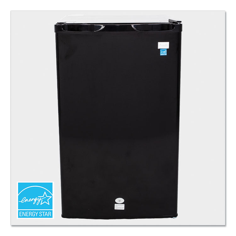 4.4 Cu.ft. Auto-Defrost Refrigerator, 19.25 X 22 X 33, Black