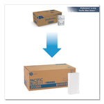 Pacific Blue Select Folded Paper Towels, 1-Ply, 9.2 x 9.4, White, 250/Pack, 16 Packs/Carton