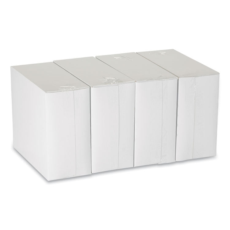 1/8-Fold Linen-Replacement Dinner Napkins, Two-Ply, 17 X 17, White