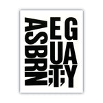 Press-On Vinyl Self-Adhesive Uppercase Letters, 4" Tall, Black Characters, 58/Pack