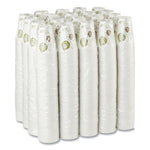 Pathways Paper Hot Cups, 8 oz, White/Brown, 50/Sleeve, 20 Sleeves/Carton