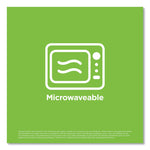 PerfecTouch Hot Cups, Individually Wrapped, 8 oz, Paper, Coffee Haze Design, 50/Sleeve, 20 Sleeves/Carton