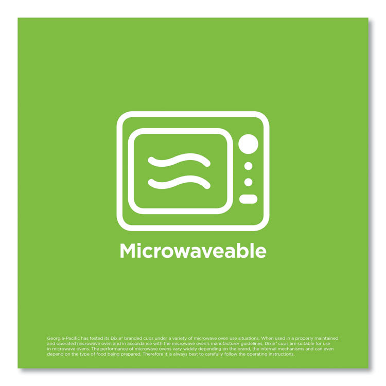 PerfecTouch Hot Cups, Individually Wrapped, 8 oz, Paper, Coffee Haze Design, 50/Sleeve, 20 Sleeves/Carton