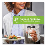 PerfecTouch Paper Hot Cups, 10 oz, Coffee Haze Design, 25/Sleeve, 20 Sleeves/Carton