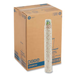 Perfectouch Paper Hot Cups, 8 Oz, Coffee Haze Design, 50/sleeve, 20 Sleeves/carton