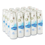 Pathways Paper Hot Cups, 8 oz, White/Brown, 25/Bag, 20 Bags/Carton