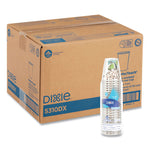 PerfecTouch Paper Hot Cups, 10 oz, Coffee Haze Design, 25/Sleeve, 20 Sleeves/Carton