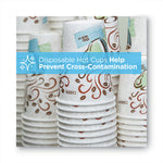 PerfecTouch Hot/Cold Cups, 12 oz, Paper, White, 50/Bag, 20 Bags/Carton