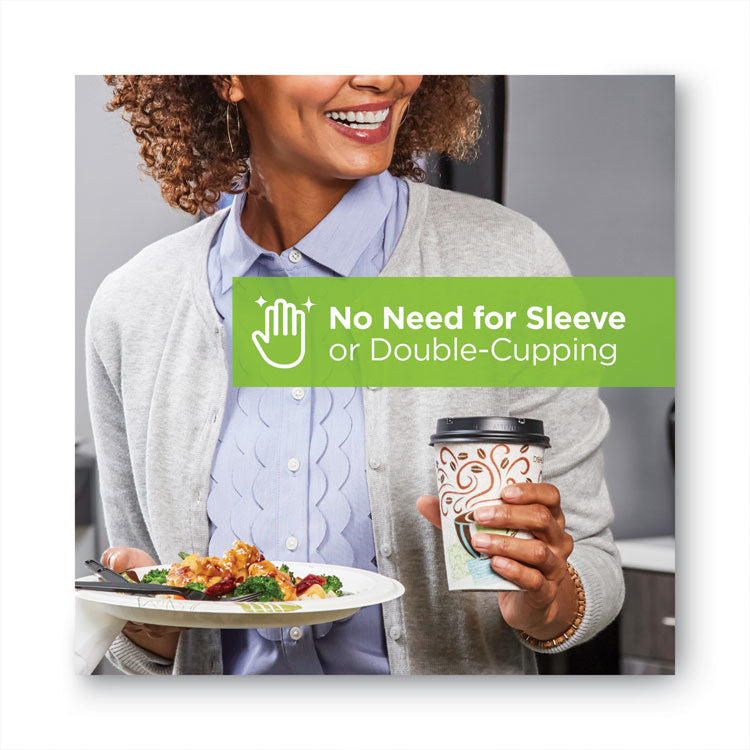 PerfecTouch Hot/Cold Cups, 12 oz, Paper, White, 50/Bag, 20 Bags/Carton