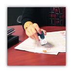 Pre-Inked Round Stamp, Smiley, 0.63" dia, Red