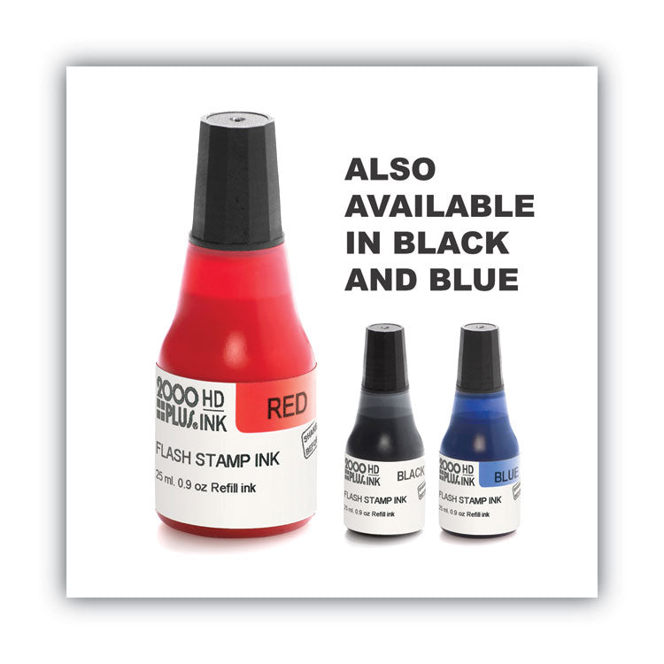Pre-Ink High Definition Refill Ink, Red, 0.9 oz Bottle, Red
