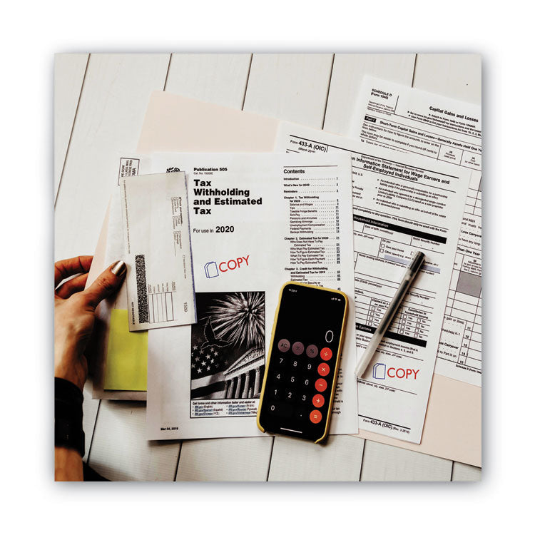 Pre-Inked Shutter Stamp, Red/Blue, COPY, 1.63 x 0.5