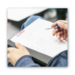 Pre-Inked Shutter Stamp, Red/Blue, DRAFT, 1.63 x 0.5