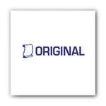 Pre-Inked Shutter Stamp, Blue, ORIGINAL, 1.63 x 0.5