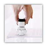 Pre-Inked Shutter Stamp, Blue, ENTERED, 1.63 x 0.5