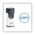 Pre-Inked Round Stamp, COPY, 0.63" dia, Blue