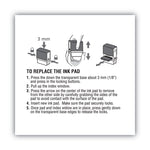 Replacement Ink Pad for 2000PLUS 1SI40PGL and 1SI40P, 2.38" x 0.25", Red