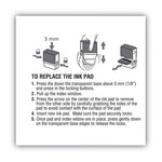 Replacement Ink Pad for 2000PLUS 1SI60P, 3.13" x 0.25", Blue