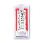Message/Business Sign Character Kit with Letters, Numbers and Symbols, 0.75" Tall, White Characters, 258 Pieces