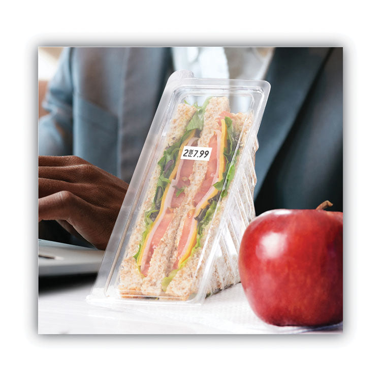 One-Line Pricemarker Labels Bulk Pack, 0.44 x 0.81, White, 1,200/Roll, 16 Rolls/Box