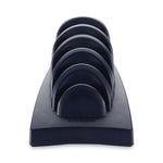 Insight Priority Puck Five-Slot Desktop Copyholder, Plastic, Blue