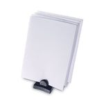 Insight Priority Puck Five-Slot Desktop Copyholder, Plastic, Blue