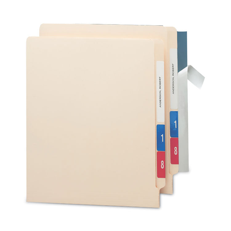 Seal and View File Folder Label Protector, Clear Laminate, 8 x 1.69, 100/Pack