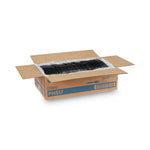 Plastic Cutlery, Heavyweight Fork, Black, 1,000/Carton