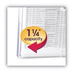 Poly String and Button Interoffice Envelopes, Open-Side (Horizontal), 9.75 x 11.63, Clear, 5/Pack