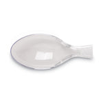 Plastic Cutlery, Heavyweight Spoon, Crystal Clear, 1,000/Carton