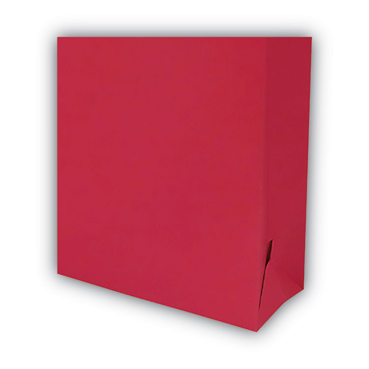 Colored File Jackets With Reinforced Double-Ply Tab, Straight Tab, Letter Size, Red, 50/box