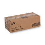 Plastic Cutlery, Heavy Mediumweight Spoon, Black, 1,000/Carton