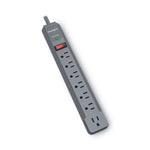 Guardian Premium Surge Protector, 7 AC Outlets, 6 ft Cord, 540 J, Gray