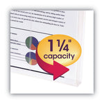 Poly String and Button Interoffice Envelopes, Open-End (Vertical), 9.75 x 11.63, Clear, 5/Pack